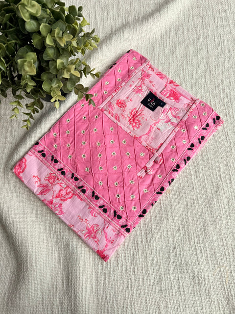 L size Trendy cotton nighty