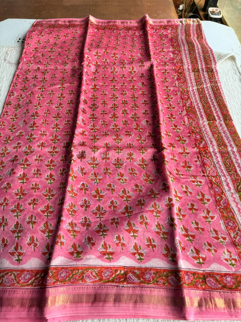 Maheswari border chanderi saree