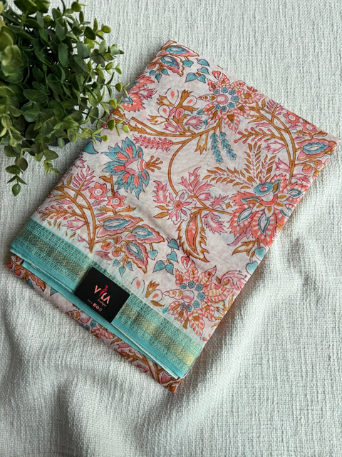 Maheswari border chanderi saree