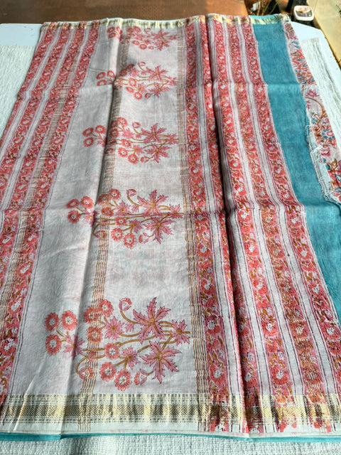 Maheswari border chanderi saree
