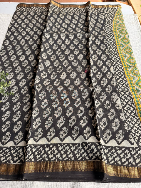 Maheswari border chanderi saree