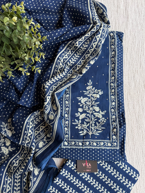Printed cotton suit material