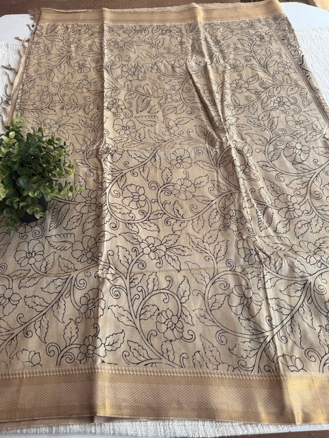 Kalamkari chennuri silk Saree