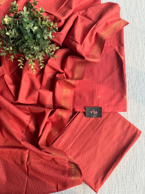 Handloom cotton salwar suit material