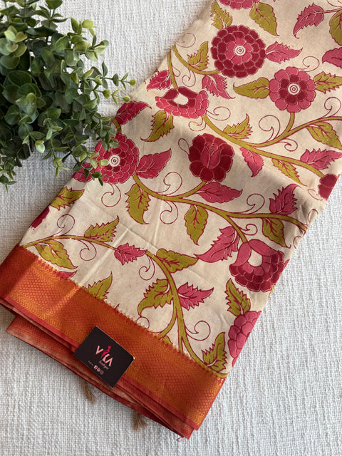 Kalamkari chennuri silk Saree