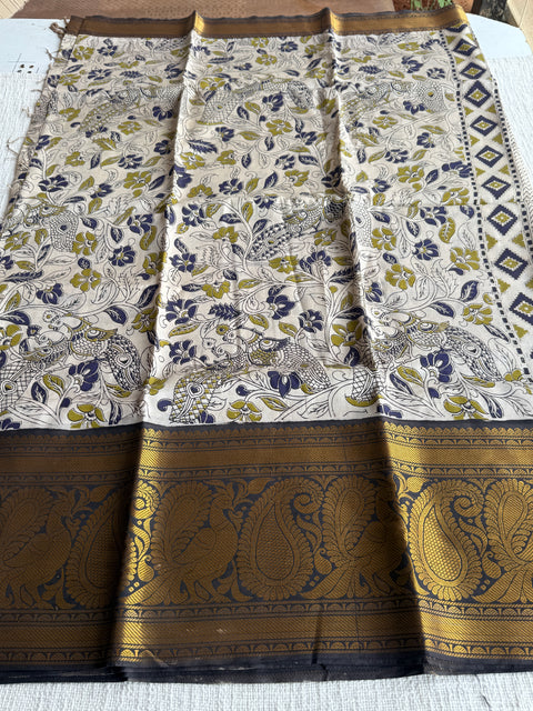 Kalamkari chennuri silk Saree