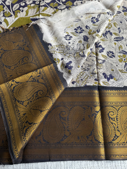 Kalamkari chennuri silk Saree