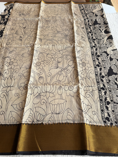 Kalamkari chennuri silk Saree