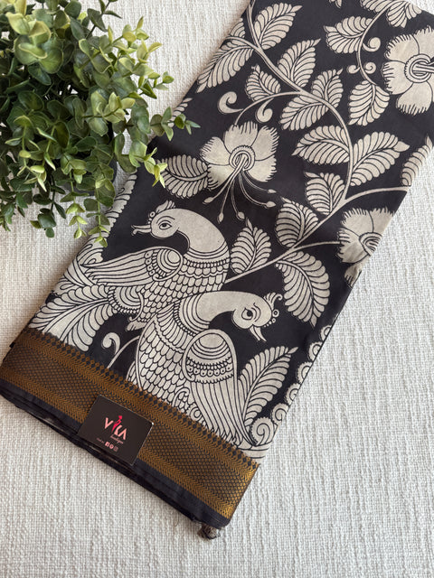 Kalamkari chennuri silk Saree