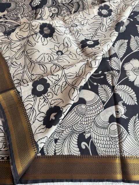 Kalamkari chennuri silk Saree