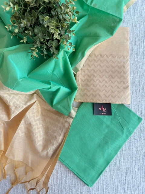 Silk cotton salwar suit material