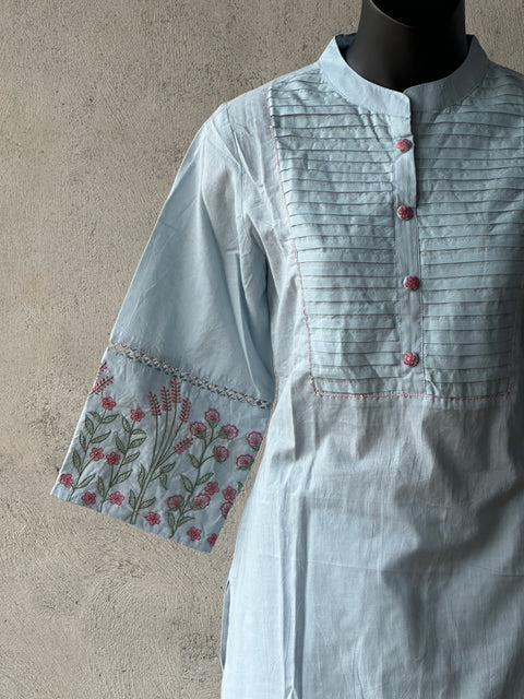 Baby Blue officewear kurta pant