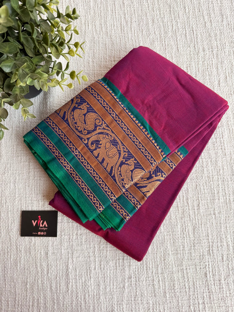 Handloom chettinad cotton saree
