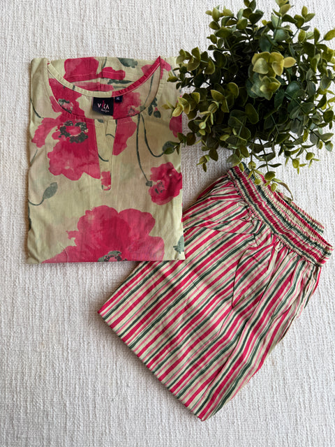 XL size printed Co-ord Night suit