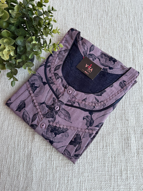 Printed Alpine nighty