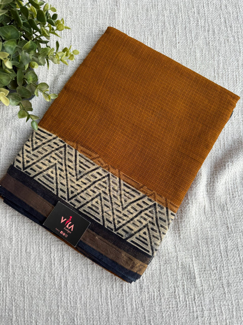 Printed kota cotton saree