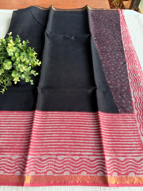 Printed kota cotton saree