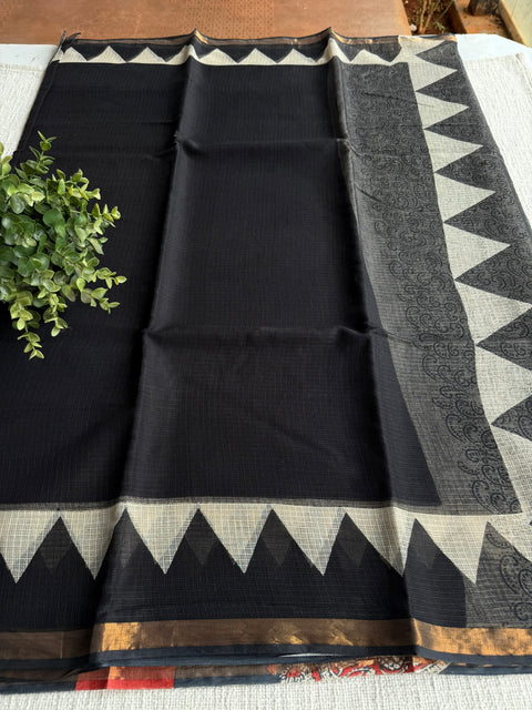 Printed kota cotton saree
