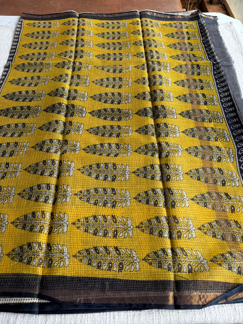 Printed kota cotton saree