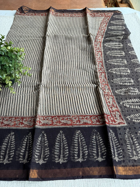 Printed kota cotton saree