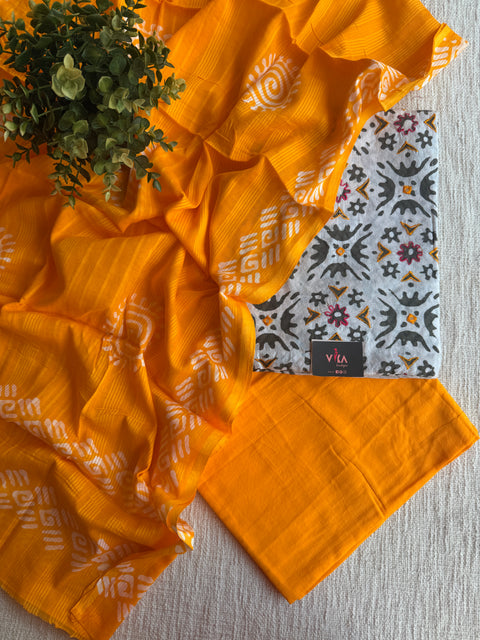 Printed cotton salwar material