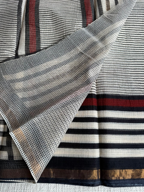 Printed kota cotton saree