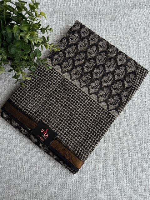 Printed kota cotton saree