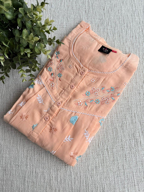 XL size Celebrity cotton Emb nighty