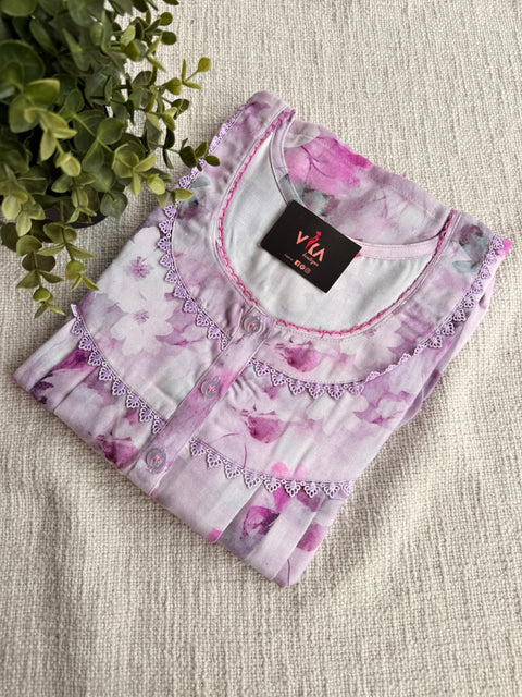 XL size Digital printed Alpine nighty