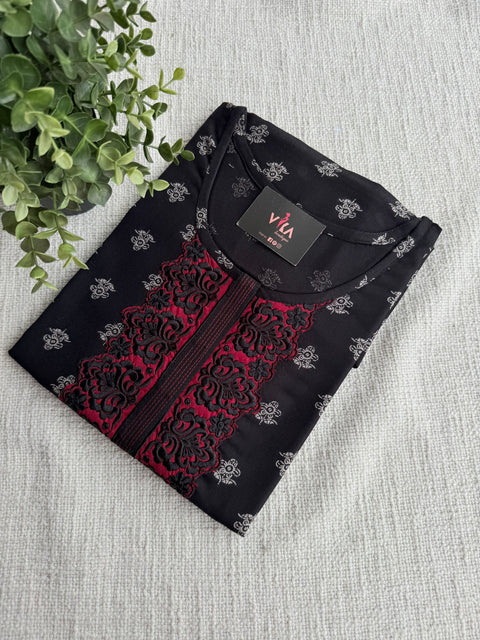 XL size Digital printed Alpine nighty