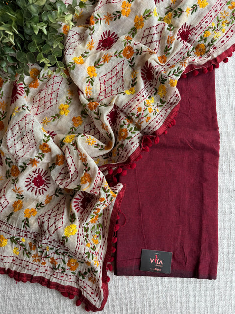 Phulkari Dupatta salwar suit material