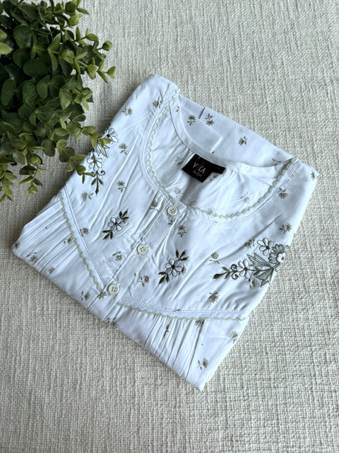 L and XL size Soft Poly cotton Nighty