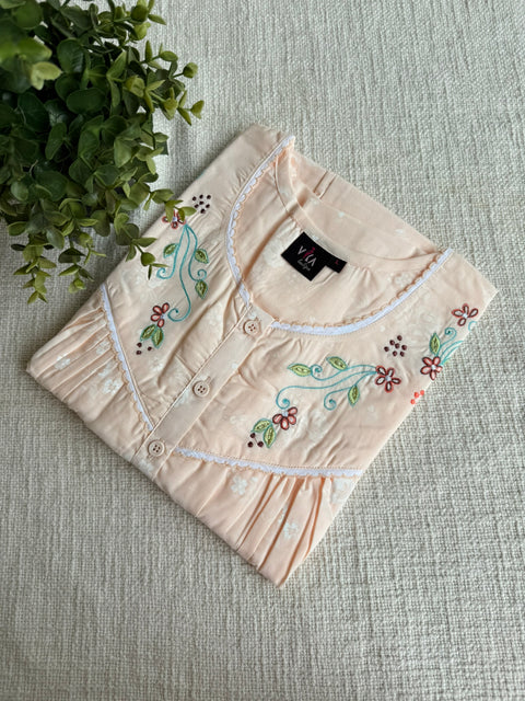 L and XL size Soft Poly cotton Nighty
