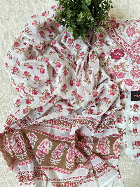 Readymade printed cotton suit set