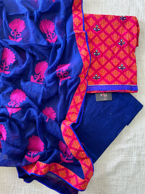 Printed cotton salwar material