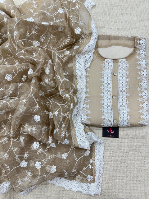 Emb kota cotton salwar material