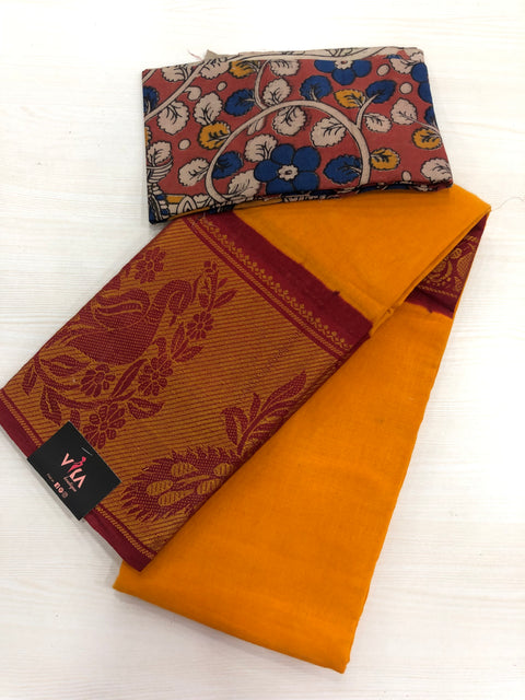 Sungudi cotton saree with Blouse