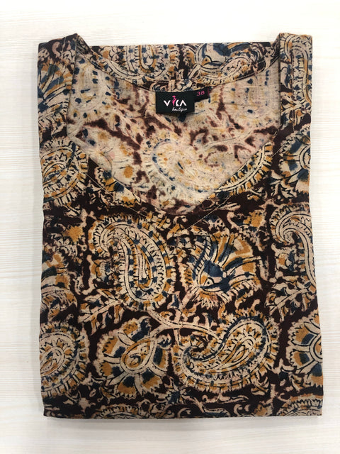 Dailywear Kalamkari cotton kurti