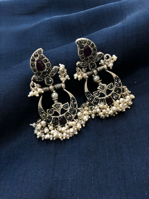925 pure silver earring